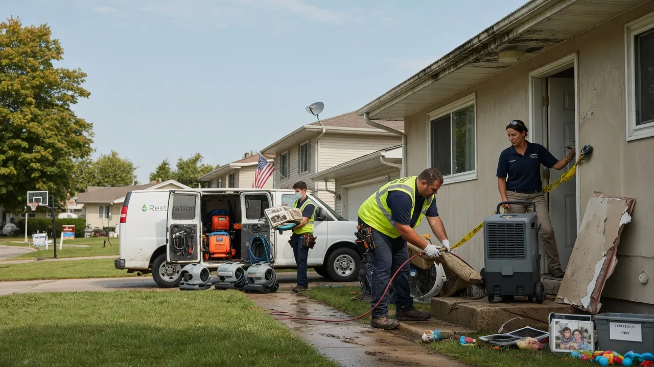 Water Damage Restoration in Bremen, KS near me